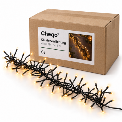 infographic opus55 verpakking - Cheqo® Clusterverlichting 448 LED