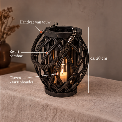infographic opus55 infographic 2 - Cheqo® Windlicht Zwart