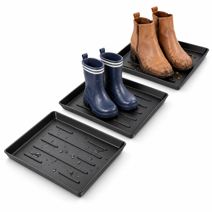infographic opus55 hoofdafbeelding - Cheqo® Lekbak voor Schoenen en Laarzen Set van 3