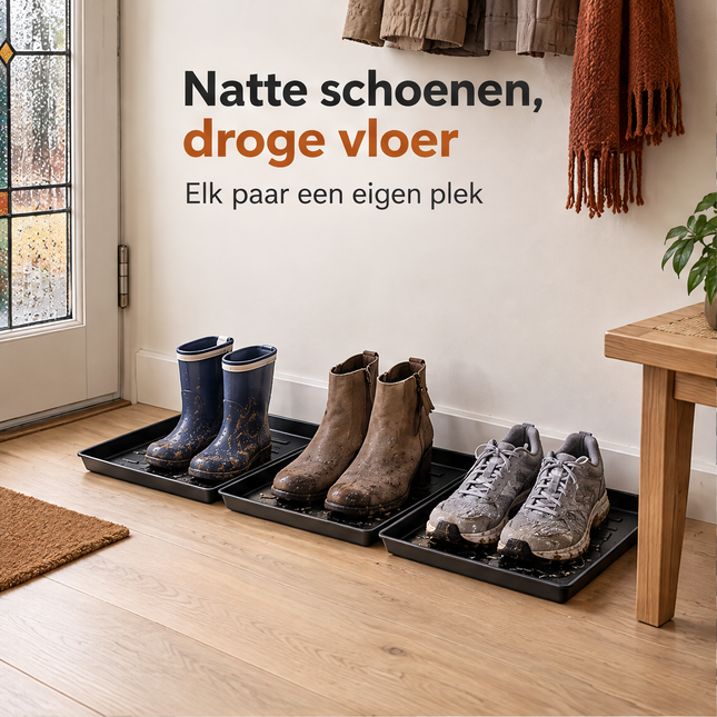 infographic opus55 infographic 1 - Cheqo® Lekbak voor Schoenen en Laarzen Set van 3