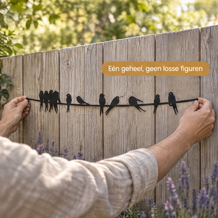 infographic opus55 infographic 6 - Cheqo® Wanddecoratie Vogels op een Draad