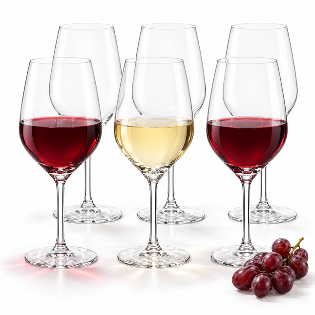 infographic opus55 hoofdafbeelding - Cheqo® Wijnglazen 45 cl Set van 6