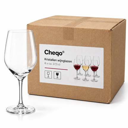 infographic opus55 verpakking - Cheqo® Wijnglazen 37,5 cl Set van 6