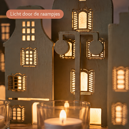 infographic opus55 infographic 3 - Cheqo® Theelichthouder Huisjes Saliegroen