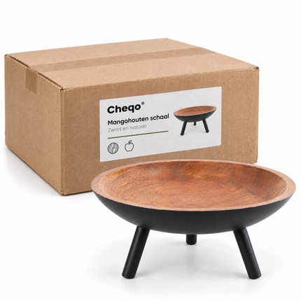 infographic opus55 verpakking - Cheqo® Mangohouten Schaal op Pootjes