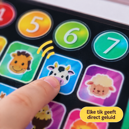 infographic opus55 infographic 3 - Cheqo® Speelgoedtablet met Dierengeluiden