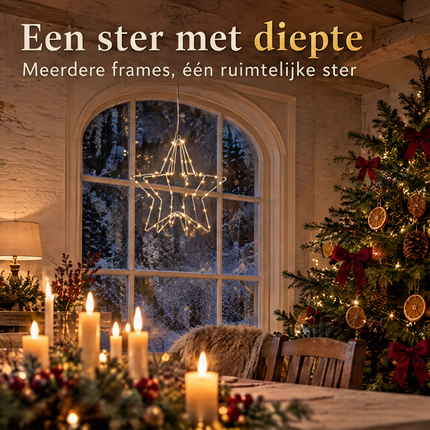 infographic opus55 infographic 1 - Cheqo® LED Ster met Kerstlampjes 3D Zilver 60 LEDs