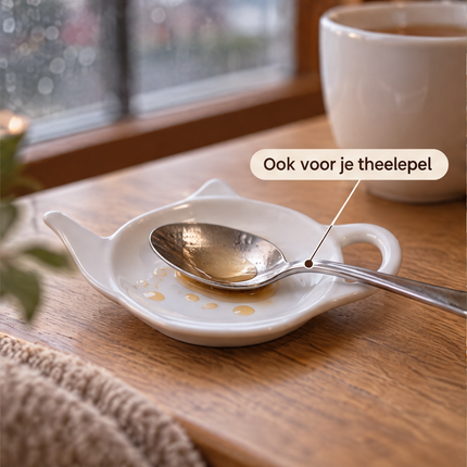 infographic opus55 infographic 5 - Cheqo® Theezakjeshouder Theepot Keramiek