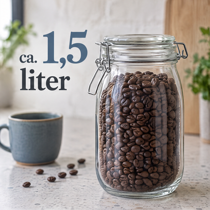 infographic opus55 infographic 3 - Cheqo® Glazen Voorraadpot 1,5 Liter met Klemdeksel