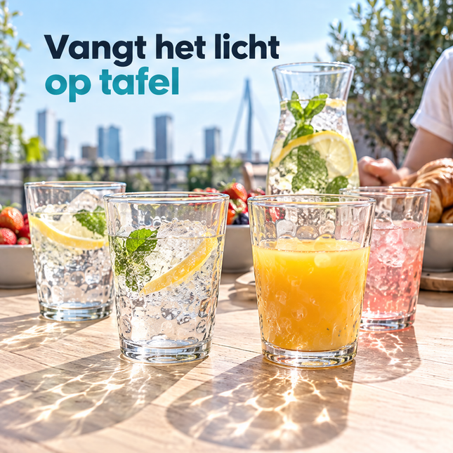 infographic opus55 infographic 1 - Cheqo® Drinkglazen Set van 8