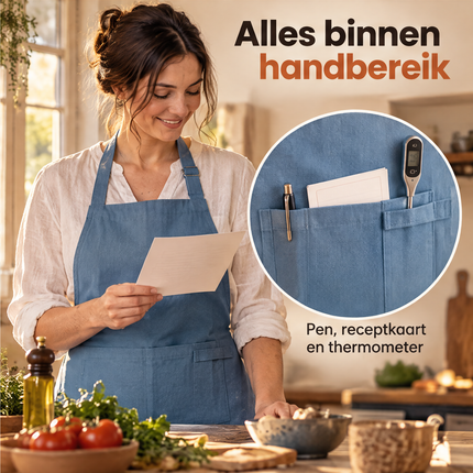 infographic opus55 infographic 6 - Cheqo® Keukenschort Blauw