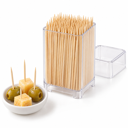 infographic opus55 hoofdafbeelding - Cheqo® Houten Cocktailprikkers 450 Stuks