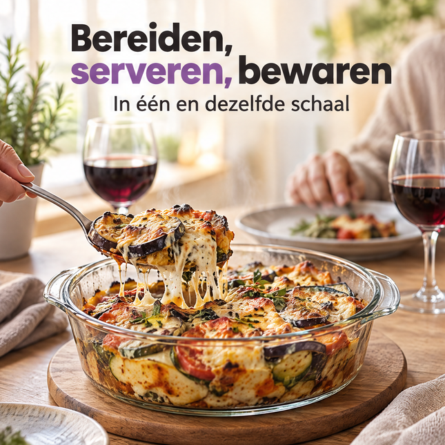 infographic opus55 infographic 1 - Cheqo® Glazen Ovenschaal met Deksel 1,7 Liter