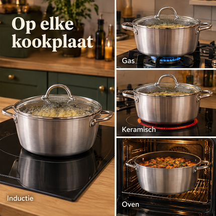 infographic opus55 infographic 3 - Cheqo® Kookpan met Glazen Deksel