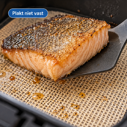 infographic opus55 infographic 4 - Cheqo® Airfryer Bakmat Vierkant Set van 2