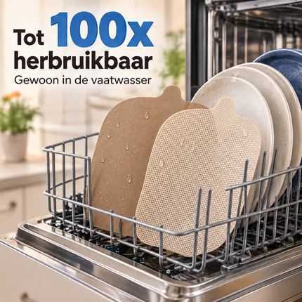 infographic opus55 infographic 5 - Cheqo® Airfryer Bakmat Vierkant Set van 2
