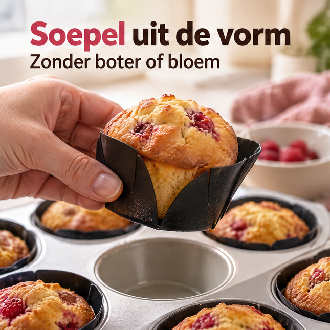 infographic opus55 infographic 1 - Cheqo® Bakfolie Muffinvorm Set van 12