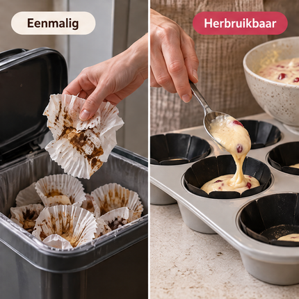 infographic opus55 infographic 5 - Cheqo® Bakfolie Muffinvorm Set van 12