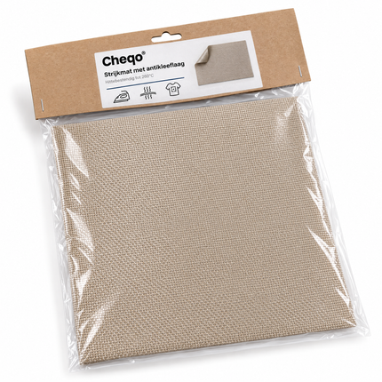 infographic opus55 verpakking - Cheqo® Strijkmat met Antikleeflaag