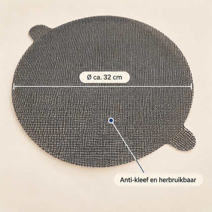 infographic opus55 infographic 5 - Cheqo® Anti Spatdeksel 32 cm Doorzichtig
