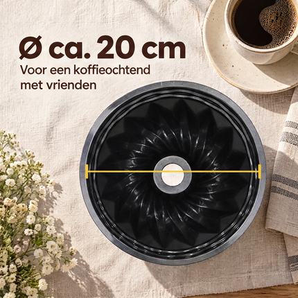 infographic opus55 infographic 3 - Cheqo® Tulbandvorm 20 cm Siliconen Zwart