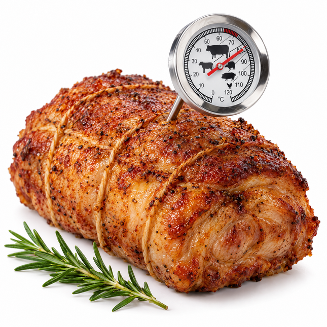 infographic opus55 hoofdafbeelding - Cheqo® Braadthermometer Analoog RVS