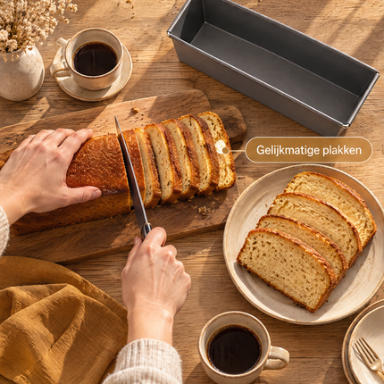 infographic opus55 infographic 5 - Cheqo® Cakevorm Anti-Aanbak 30 cm Zilver