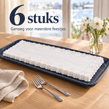 infographic opus55 infographic 6 - Cheqo® Taartranden Rechthoekig 40x20 cm Set van 6