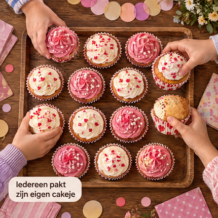 infographic opus55 infographic 5 - Cheqo® Cupcake Vormpjes Hartjes Wit Rood Set van 200