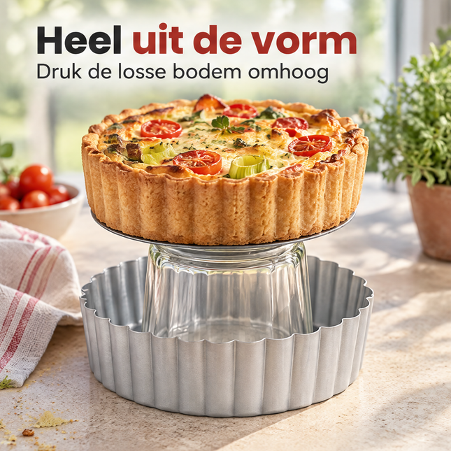 infographic opus55 infographic 1 - Cheqo® Quichevorm 15 cm Zilver met Losse Bodem