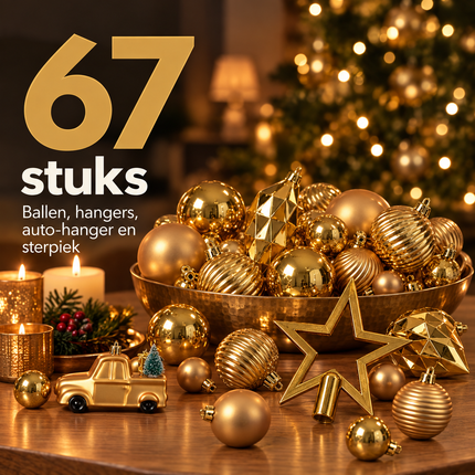 infographic opus55 infographic 2 - Cheqo® Kerstboomversiering Set van 67 Goud