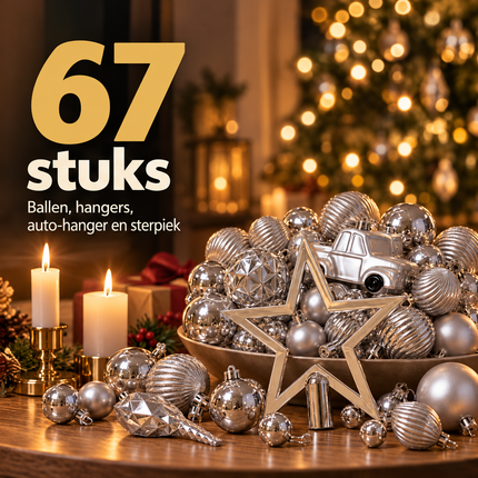 infographic opus55 infographic 2 - Cheqo® Kerstboomversiering Set van 67 Zilver
