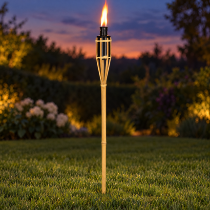 infographic opus55 hoofdafbeelding - Cheqo® Bamboe Tuinfakkel 65 cm