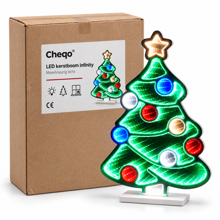 infographic opus55 verpakking - Cheqo® LED Kerstboom met Kerstlampjes