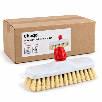 infographic opus55 verpakking - Cheqo® Luiwagen met Steelhouder Wit