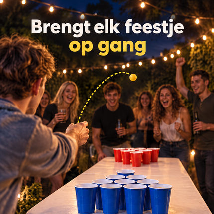 infographic opus55 infographic 1 - Cheqo® Beer Pong Set met 20 Bekers en 6 Balletjes