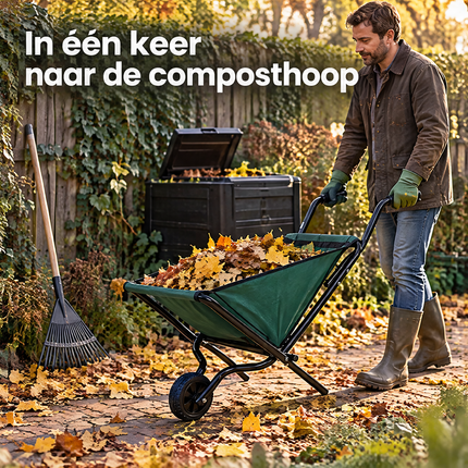 infographic opus55 infographic 1 - Cheqo® Opvouwbare Kruiwagen met Stoffen Bak