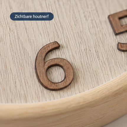 infographic opus55 infographic 4 - Cheqo® Wandklok 40 cm Grijs