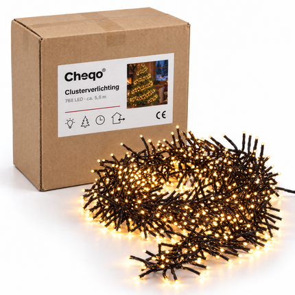 infographic opus55 verpakking - Cheqo® Clusterverlichting 768 LED