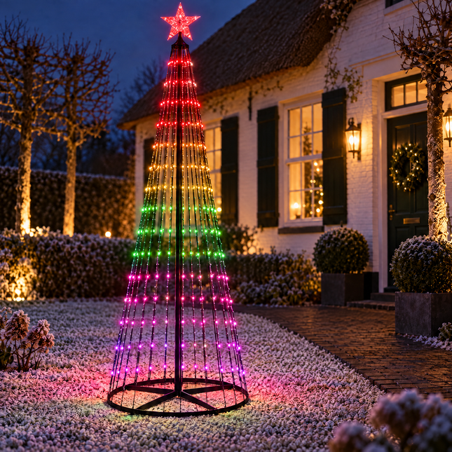 infographic opus55 hoofdafbeelding - Cheqo® LED Kerstboom 210 cm