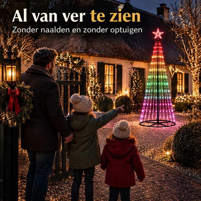 infographic opus55 infographic 1 - Cheqo® LED Kerstboom 210 cm