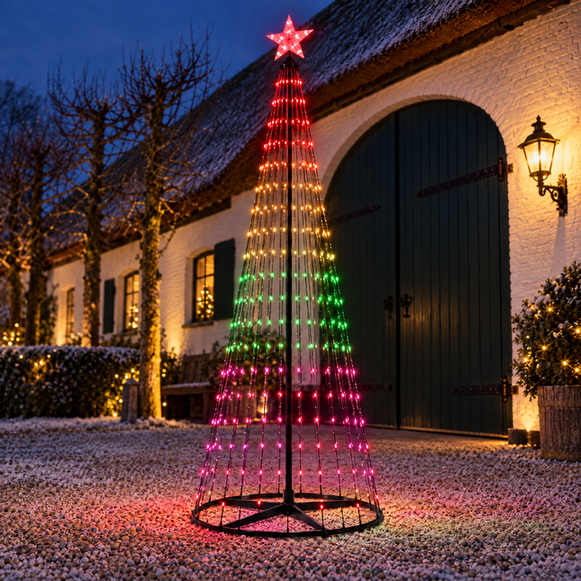 infographic opus55 hoofdafbeelding - Cheqo® LED Kerstboom 300 cm