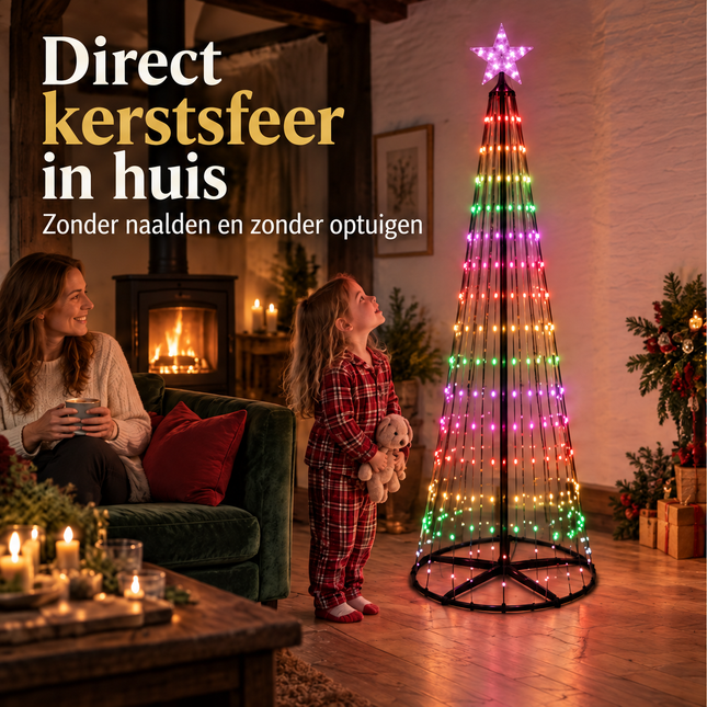 infographic opus55 infographic 1 - Cheqo® LED Kerstboom 150 cm