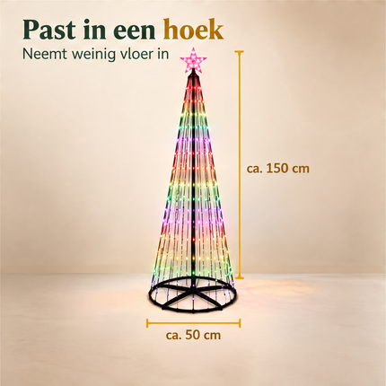 infographic opus55 infographic 5 - Cheqo® LED Kerstboom 150 cm