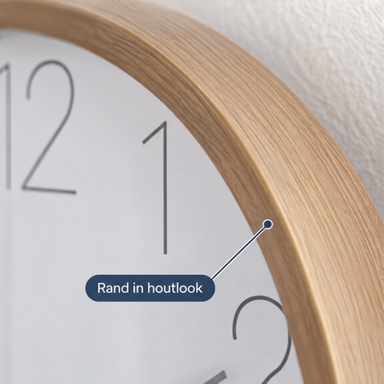 infographic opus55 infographic 4 - Cheqo® Wandklok 30 cm Wit