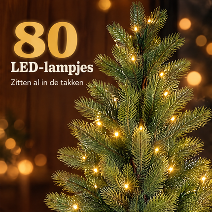 infographic opus55 infographic 2 - Cheqo® Kunstkerstboom met Verlichting 120 cm Groen