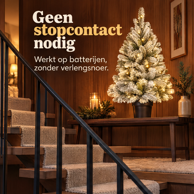 infographic opus55 infographic 1 - Cheqo® Kunstkerstboom met Verlichting 90 cm met Sneeuw