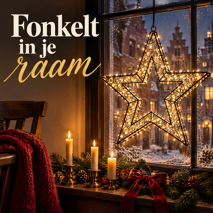 infographic opus55 infographic 1 - Cheqo® Verlichte Kerstster 40 cm Zwart Metaal