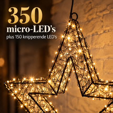 infographic opus55 infographic 2 - Cheqo® Verlichte Kerstster 40 cm Zwart Metaal