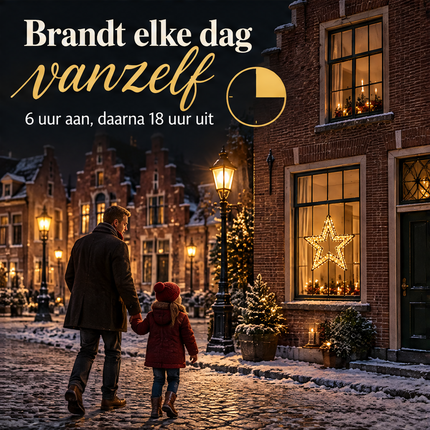 infographic opus55 infographic 5 - Cheqo® Verlichte Kerstster 40 cm Zwart Metaal